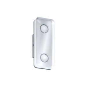 Réglette de miroir Paulmann carré theta ip44 LED 9w alu anodisé/clair 230v métal/acrylique