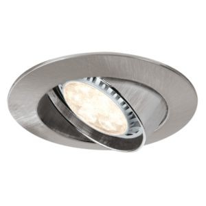 Spot encastré Paulmann Premium kit orientable gradable LED 3x8w 230v gu10 51mm acier brossé/ métal