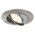 Spot encastré Paulmann Premium kit orientable gradable LED 3x8w 230v gu10 51mm acier brossé/ métal
