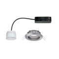 Luminaire encastré Paulmann LED Coin - Kit de 3 - Satiné - Rond - 6,8W - Acier