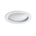 Encastré LED Coin satiné rond 14W blanc Kit unitaire à intensité variable