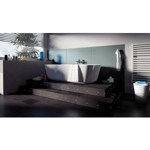 Kit de base carrelage lumineux Paulmann Special Line GrooveLight LED Blanc chaud kit de 4
