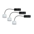 Luminaire encastré Paulmann 2easy kit de base 3x6,2 w 2700k 51 mm clair/pvc