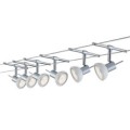 Kit câble Paulmann sheelaled 6x4w gu5,3 chrome mat/opale 230/12v 80va mét/verre