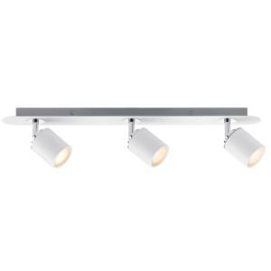 Réglette Paulmann tube ip44 3x3,5w gu10 blanc/chrome 230v métal