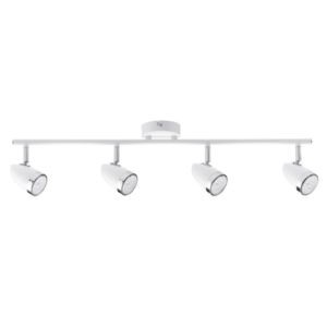 Réglette Paulmann root 4x3,5w gu10 blanc/chrome 230v métal