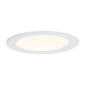 Spot encastré Paulmann Premium panel rond LED 1x6,5w 2700k 8va 230v/350ma 180mm blanc mat/alu