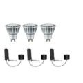 Luminaire Paulmann 2easy encastré kit de base gradable LED 3x8w 2700k 230v gu10 51mm