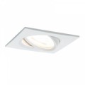 Spot LED Carré Blanc Encastré 7 W IP23 Nova Paulmann – Variable et Orientable