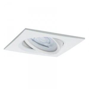 Spot LED Carré Blanc Encastré 7 W IP23 Nova Paulmann – Variable et Orientable