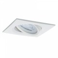 Spot LED Carré Blanc Encastré 7 W IP23 Nova Paulmann – Variable et Orientable