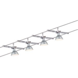 Kit câble Paulmann togoled 4x4w gu5,3 chrome 230/12v 80va métal