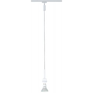 Système rail Paulmann URail LED suspensionl, 1x3,5W, DecoSystems 230V, blanc