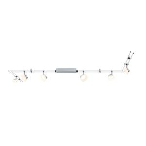 Système rail Paulmann dc kit iceled i 6x4w chrome mat 230v/12v dc 30va métal