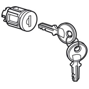 Barillets à clé pour portes métal ou vitrées
