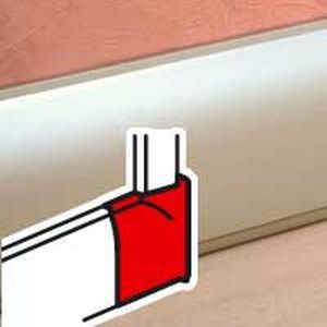 Plinthes programme céliane™ 82,5 x 12,5 et 112 x 18 - finition titane