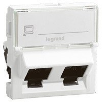 2 x rj 45 ftp 45° - 2 modules