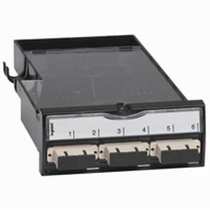 Cassette fibre optique pour panneau de brassage