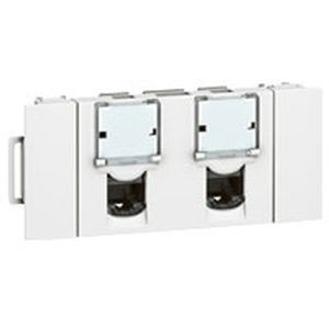 Ftp 2 rj 45 avec accessoire soluclip - 3 modules