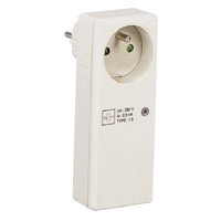 Prise 2p+t avec limiteur de surtension et filtre