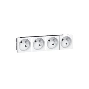 4 x 2p+t - connexion par bornes automatiques