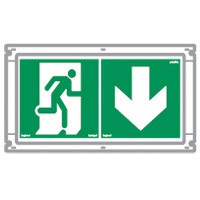 Etiquettes de signalisation d'évacuation