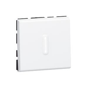 Va-et-vient à voyant à led - 2 modules