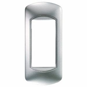 Plaques bricino living étroites chrome satiné