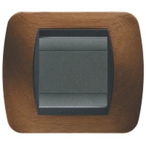 Plaques bticino living bois noyer