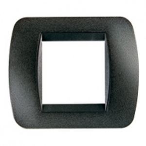 Plaques bticino living métal graphite noir