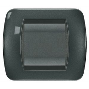 Plaques bticino living métal peinture métalisée gris anthracite