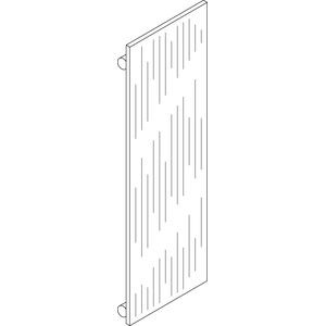 Acova Altima vertical finition inox - hmi