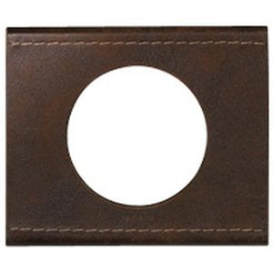Cuir Brun Texturé