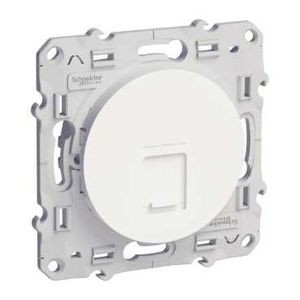 Prise RJ45 - Conjoncteur en T Odace Schneider Blanc