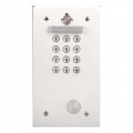 Clavier codé à encastrer alu prépercé canon PTT