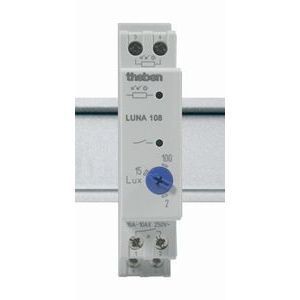 Interrupteur crépusculaire 2 a 100 lux peignable cellule  saillie 1 no 16 a - Theben - 1080810