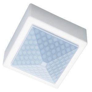 Detecteur  presence encastre plafond  360 degres 2 canaux 8m x 8m h 2,5 m