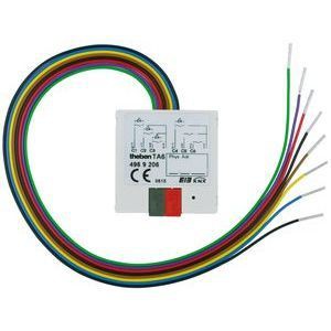 Module encastre 6 entrees interface bouton poussoir ta6  knx