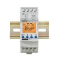 Interrupteur horaire digital 24h 7j 2modules 1no+1nf 230v 56p tr 610 top 2