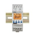 Interrupteur horaire digital 24h 7j 2modules 1c  radio synchronise
