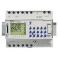 Interrupteur horaire digital annuel  1no+1nf  12v cc tr 641 s