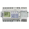 Interrupteur horaire digital annuel 4no+4nf  radio sans antenne tr 644 dcf