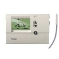 Thermostat  ambiance   programmable contact 6/16a pour  chauffage sol ram 818 to