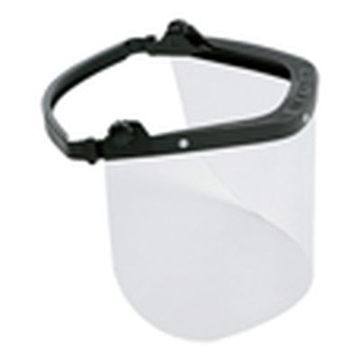 Ecran de protection pour fixation sur casque, visière en acétate, 100% anti U.V., EN166/EN170