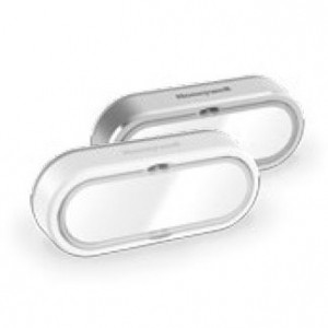 Bouton Sans Fil Lumineux / Porte Etiquette DCP911 - Pour Série 3 ou 9 - Blanc - Honeywell Friedland
