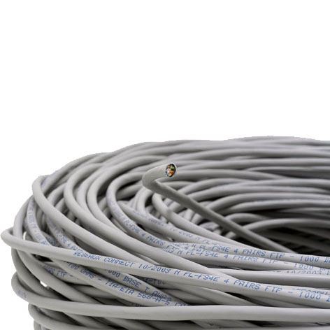 Cable F-UTP (FTP blindé) 4P cat 5e LSZH (prix au m)