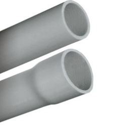 Tube IRL 3321 diamètre 40 gris conduit isolant rigide longueur de 3m