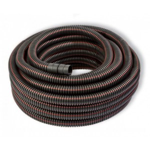 Gaine TPC diamètre 50 rouge ou noire liseré rouge conduit isolant souple couronne 25m 