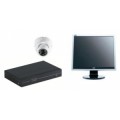 Kit vidéosurveillance CCTV varifocale avec écran 17’’ - URA