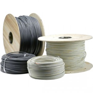 Câble téléphonique SYT1 (LY) numérique 1 paire AWG20 gris touret de 500m 